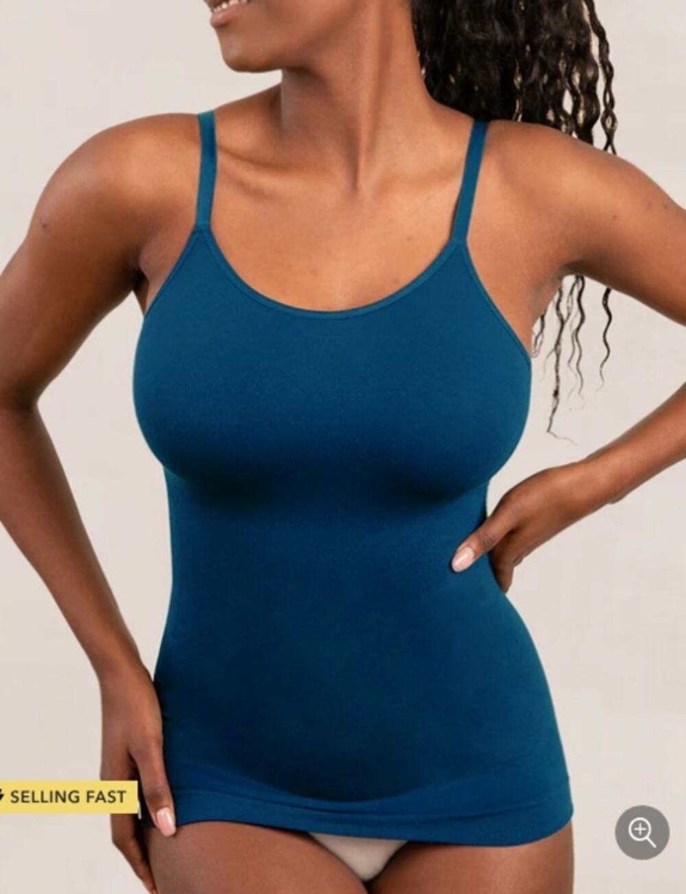 Shapermint Scoop Neck Cami Plus 4XL Blue Seamless Shapewear Seamless Basic